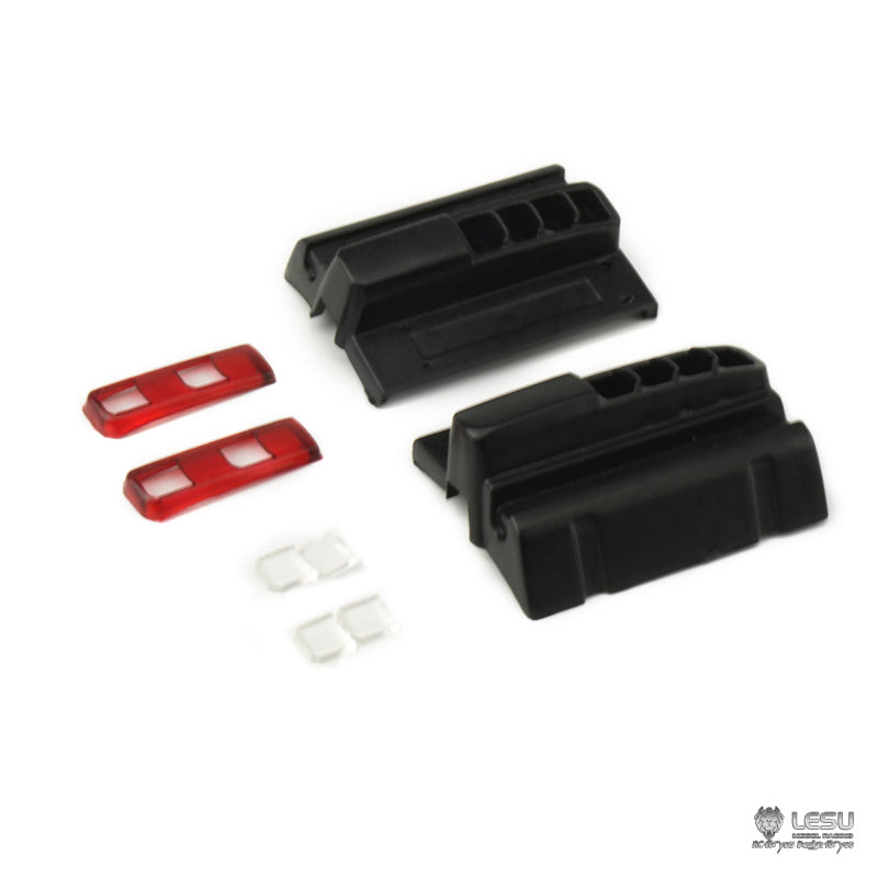 TOUCAN RC HOBBY LESU Metal 1/14 Spare Part Bumper Cabin Chin Fixed Bracket Taillight Cover for 1851 3363 RC Topline Tractor DIY Cars