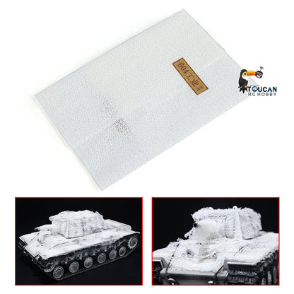 TOUCAN RC HOBBY Soldier Camouflage Net for Heng Long 1/16 RC Panzer Radio Control Tank 3838 USA M26 Model Tiger I DIY Car Bulldog 3839