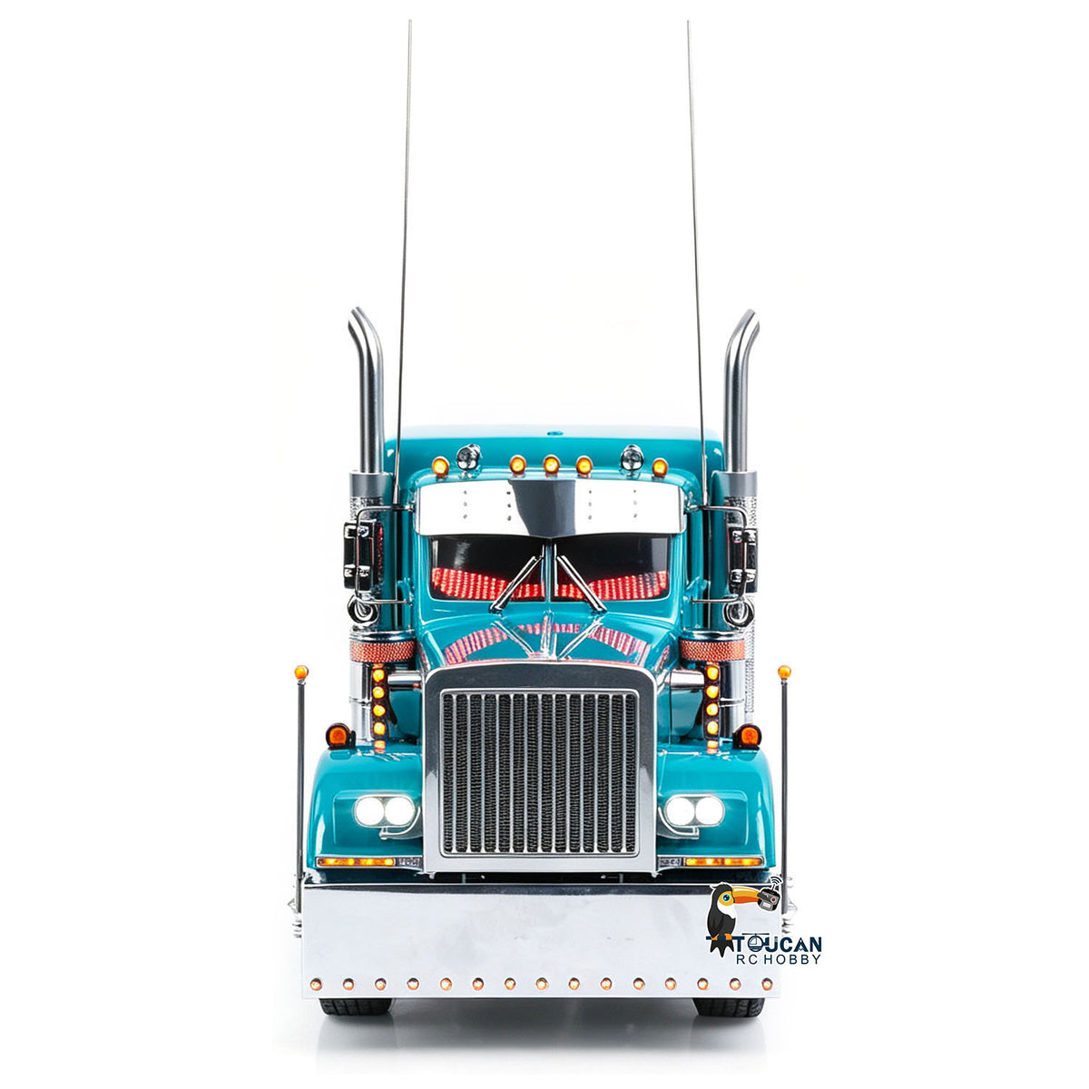 TOUCAN RC HOBBY 56344 Grand Hauler Camion tracteur RC 1/14 RTR 8x6 châssis métallique, moteur brushless, ESC, essieu relevable central, blocage de différentiel, fumée, radiocommande