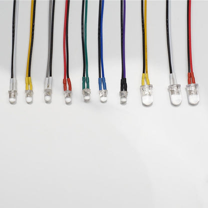 TOUCAN RC HOBBY Plastic LED Light Bead 2.3V-3V 5mm Engineering Lamp for DIY 1:14 RC Tractor Truck Model Crawler Off Road Car Parts