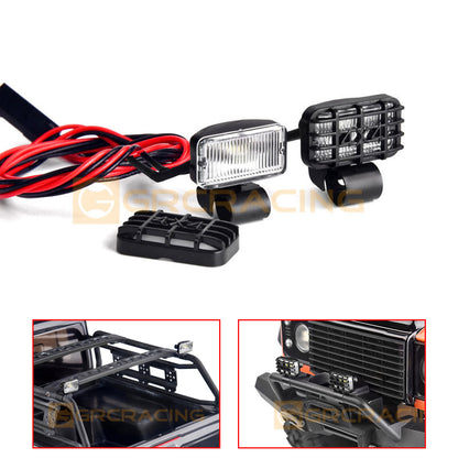 TOUCAN RC HOBBY Plastic Spot Light 1 Pair for 1/14 RC Truck 1/10 1/8 Remote Control Crawler Car Vehicles 3-7.4V DIY Spare Parts