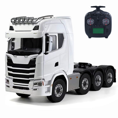 TOUCAN RC HOBBY MODO 1/14 8x8 Remote Control Tractor Truck 2Speed Transmission RC Lorry Vehicle Metal Chassis Light Sound System No Differential Lock