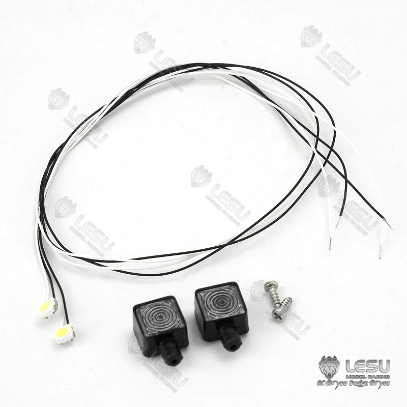 TOUCAN RC HOBBY LESU Projecteur LED échelle 1/14, pièce améliorée pour cabine arrière de camion tracteur RC, véhicule radiocommandé à monter soi-même, versions optionnelles