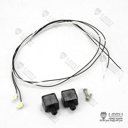 TOUCAN RC HOBBY LESU Projecteur LED échelle 1/14, pièce améliorée pour cabine arrière de camion tracteur RC, véhicule radiocommandé à monter soi-même, versions optionnelles
