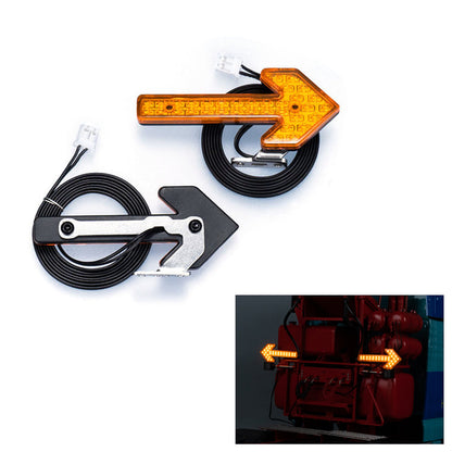 TOUCAN RC HOBBY Plastic Arrow Signal Light LED Lamp for 1/14 DIY RC Tractor Truck Hydraulic Dumper Remote Control Lorry Car Trailer