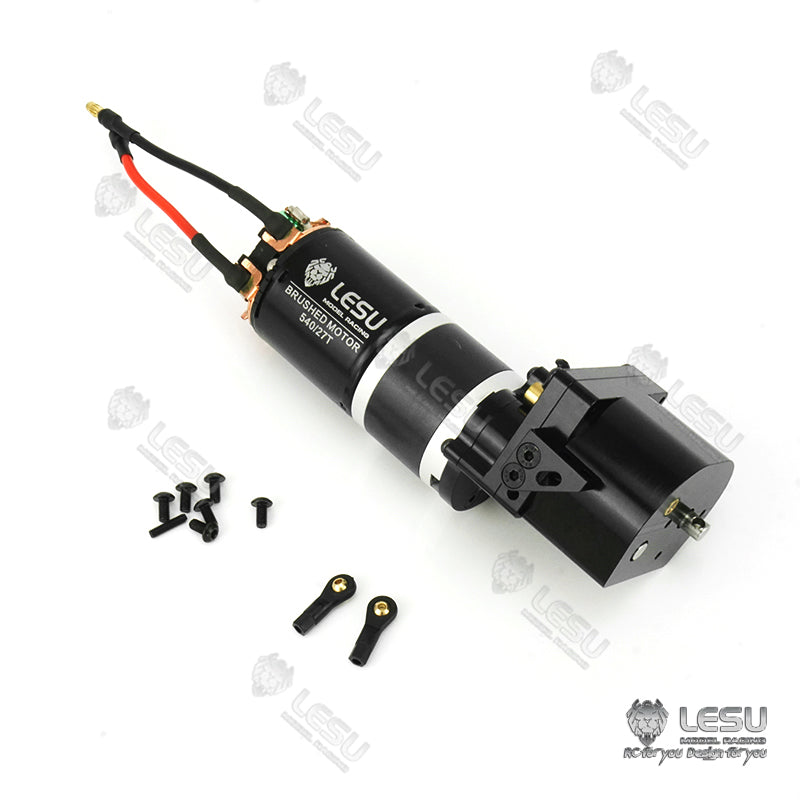 TOUCAN RC HOBBY LESU Gearbox Transmission 2Speed Motor 1/14 1/5 Planetary Reduction for 1/14 RC Tractor Truck Dumper Remote Controlled Lorry Car Hobby Model