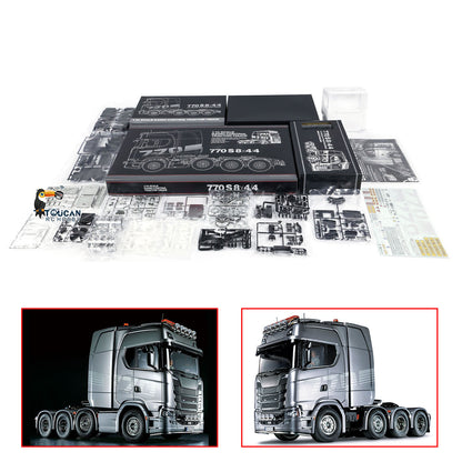 Auf Lager TOUCAN RC HOBBY 1/14 8X4 770S 56371 RC Sattelzugmaschine Funkferngesteuertes Auto Simulations-Modellbausatz unmontiert unlackiert 3-Gang-Getriebe Motor