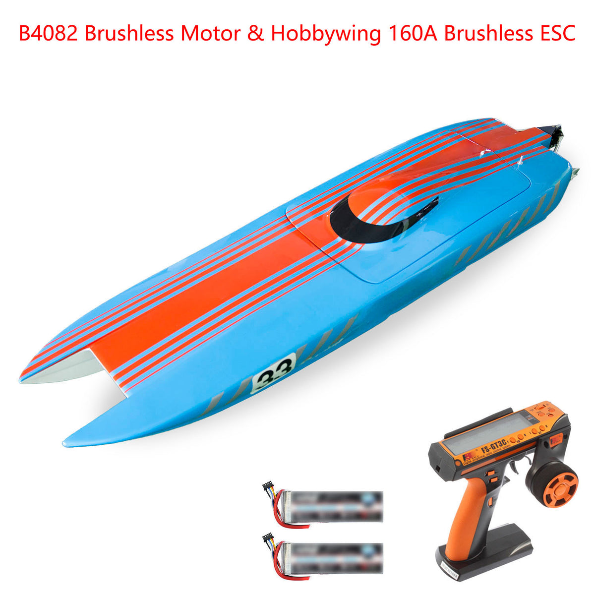 TOUCAN RC HOBBY 135KM/H RC High Speed Racing Boats DTRC E33 Para?aramid Fiber Watercraft Model Speedboat Cooling System RTR Battery Dual Brushless Motor