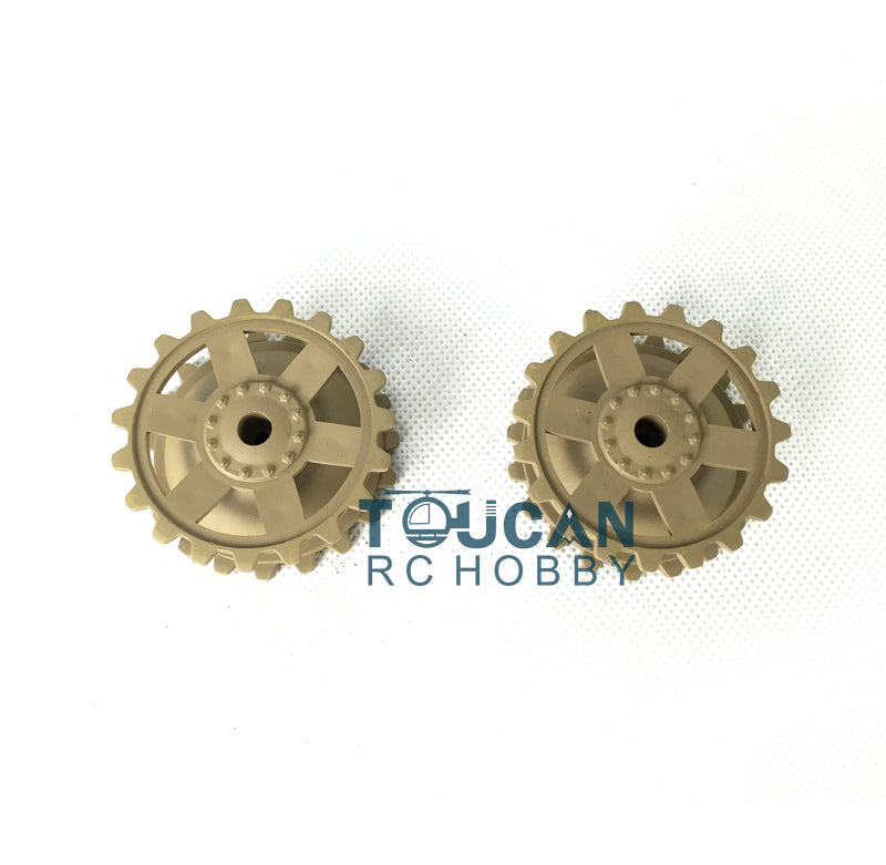 TOUCAN RC HOBBY Heng Long Plastic Sprockets Road Wheels Idlers Accessories Pack Decal Assembled Chassis For HL 1/16 3858 RC Tank Vehicle DIY Model