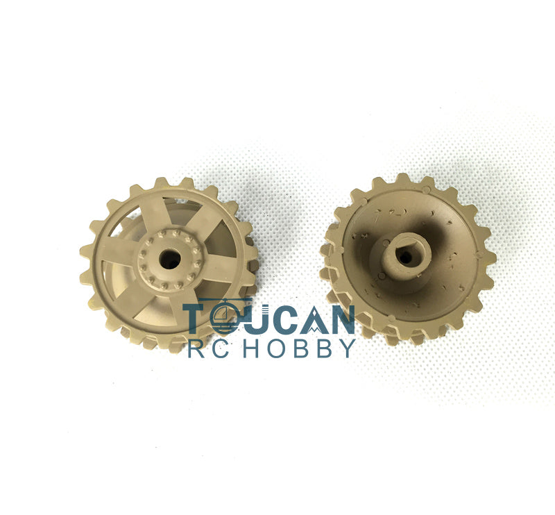 TOUCAN RC HOBBY Heng Long Plastic Sprockets Road Wheels Idlers Accessories Pack Decal Assembled Chassis For HL 1/16 3858 RC Tank Vehicle DIY Model
