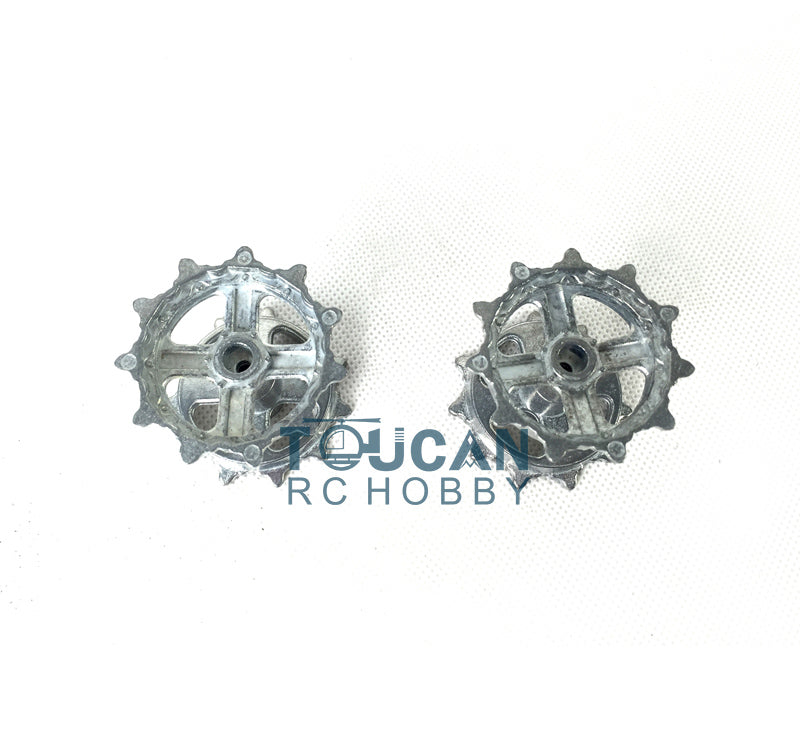 TOUCAN RC HOBBY Heng Long 1/16 Metal Tracks Sprocket Road Wheels Idlers Mudguard Protection Net Machine Gun For 3899 3899A Tank Vehicle Model
