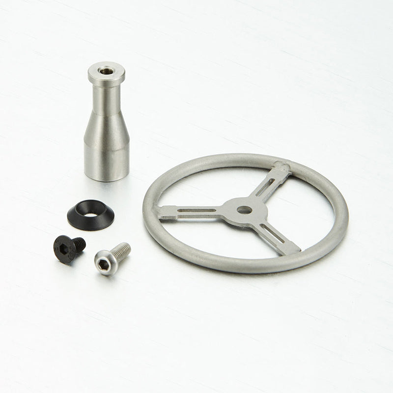 TOUCAN RC HOBBY US Stock Metal Steering Wheel for 1/10 TFL C1508 Crawler Chassis RC Model Radio Controlled Car Spare Parts