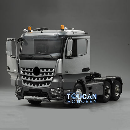 TOUCAN RC HOBBY HHRC 3-Axle 1/14 6*4 RC Tractor Truck Remote Control Trailer Constuction Vehicle Kits DIY Parts Motor