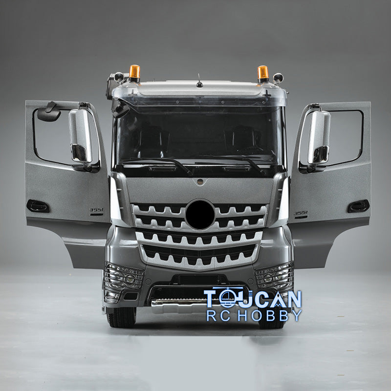 TOUCAN RC HOBBY HHRC 3-Axle 1/14 6*4 RC Tractor Truck Remote Control Trailer Constuction Vehicle Kits DIY Parts Motor