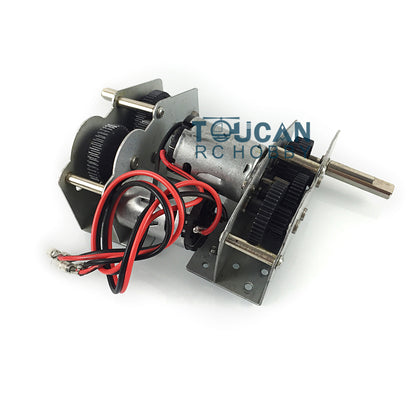 TOUCAN RC HOBBY Heng Long Steel Driving Gearboxfor 1/16 RC 6.0 7.0 Tank 3898 3909 DIY Accessory Part 3838 3839 3878 3889 3908 3918