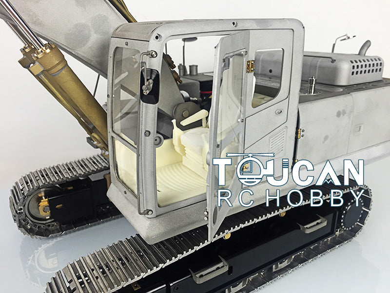 TOUCAN RC HOBBY LESU PC360 1/14 Pelle hydraulique RC en métal B0002 Système de pompe à huile 8 MPa Moteur à balais Éclairage Modèle de construction DIY pour modélistes