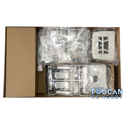 TOUCAN RC HOBBY HHRC 3-Axle 1/14 6*4 RC Tractor Truck Remote Control Trailer Constuction Vehicle Kits DIY Parts Motor