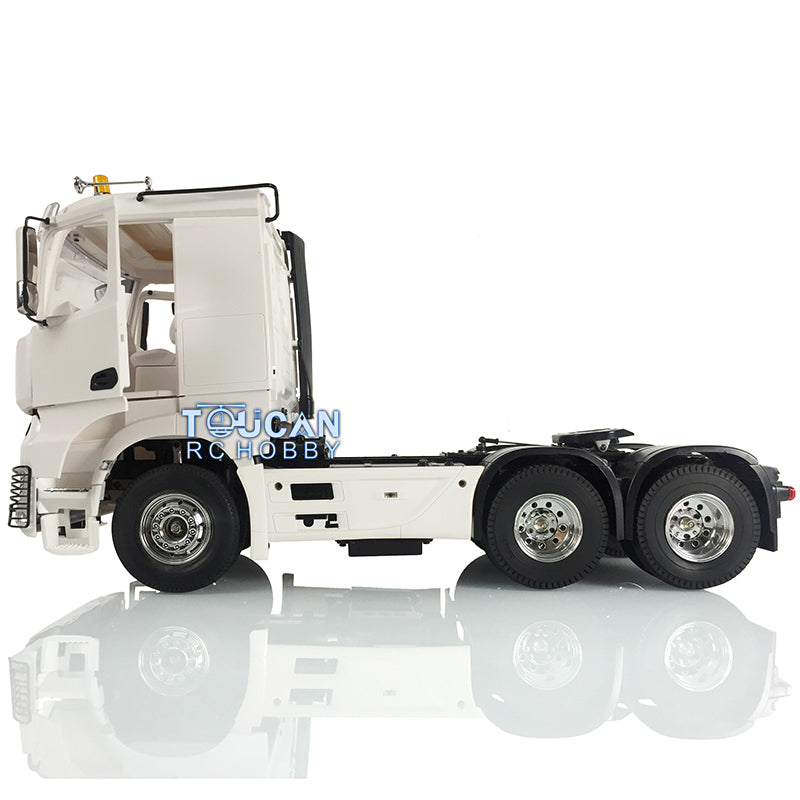 TOUCAN RC HOBBY HHRC 3-Axle 1/14 6*4 RC Tractor Truck Remote Control Trailer Constuction Vehicle Kits DIY Parts Motor