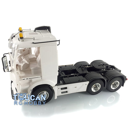 TOUCAN RC HOBBY HHRC 3-Axle 1/14 6*4 RC Tractor Truck Remote Control Trailer Constuction Vehicle Kits DIY Parts Motor