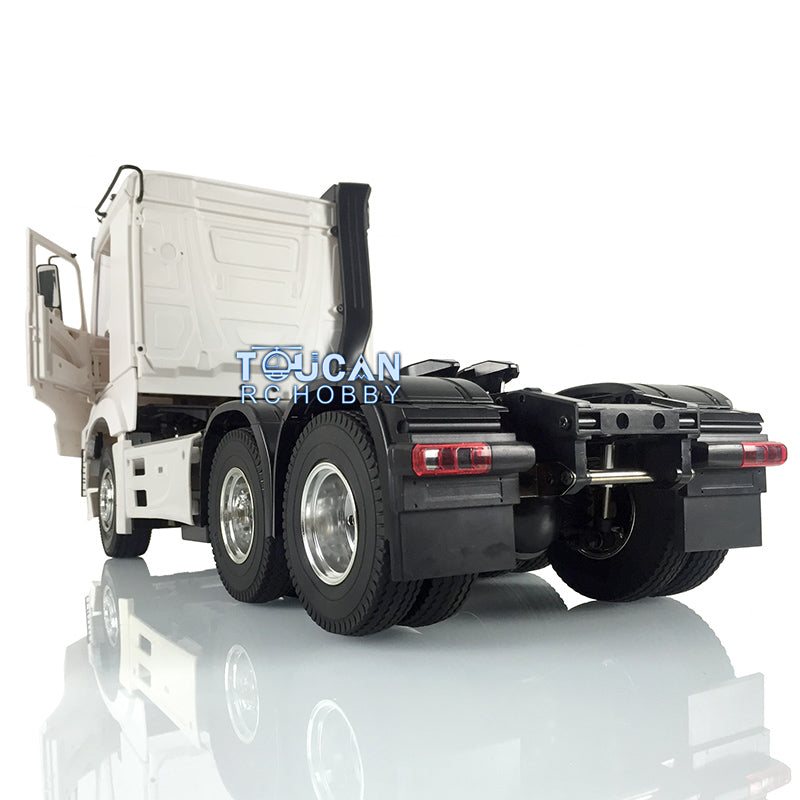 TOUCAN RC HOBBY HHRC 3-Axle 1/14 6*4 RC Tractor Truck Remote Control Trailer Constuction Vehicle Kits DIY Parts Motor