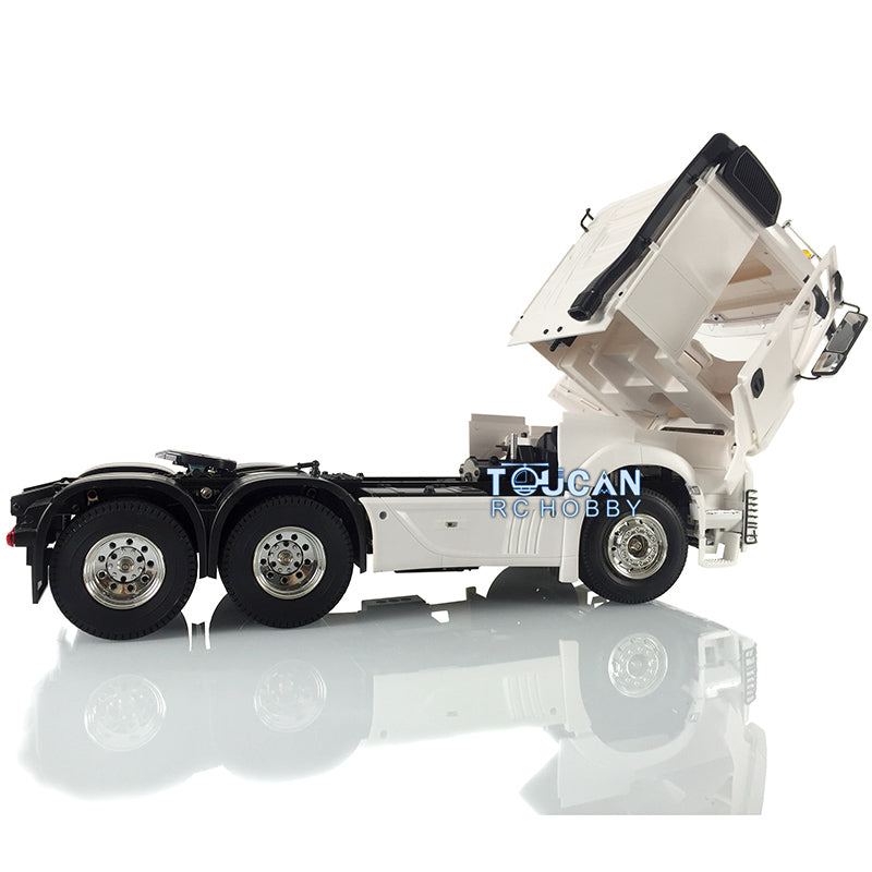 TOUCAN RC HOBBY HHRC 3-Axle 1/14 6*4 RC Tractor Truck Remote Control Trailer Constuction Vehicle Kits DIY Parts Motor