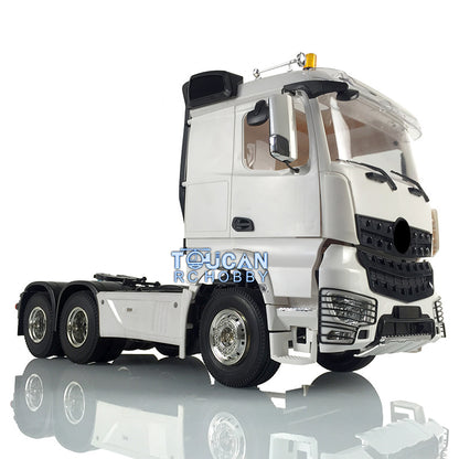 TOUCAN RC HOBBY HHRC 3-Axle 1/14 6*4 RC Tractor Truck Remote Control Trailer Constuction Vehicle Kits DIY Parts Motor