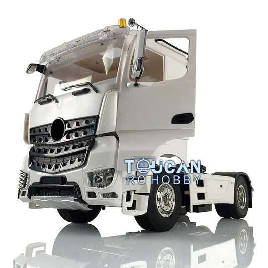 TOUCAN RC HOBBY HHRC 1/14 4x2 Unpainted 2-Axle RC Tractor Radio Control Truck Trailer Open Door DIY Car for Adults Children