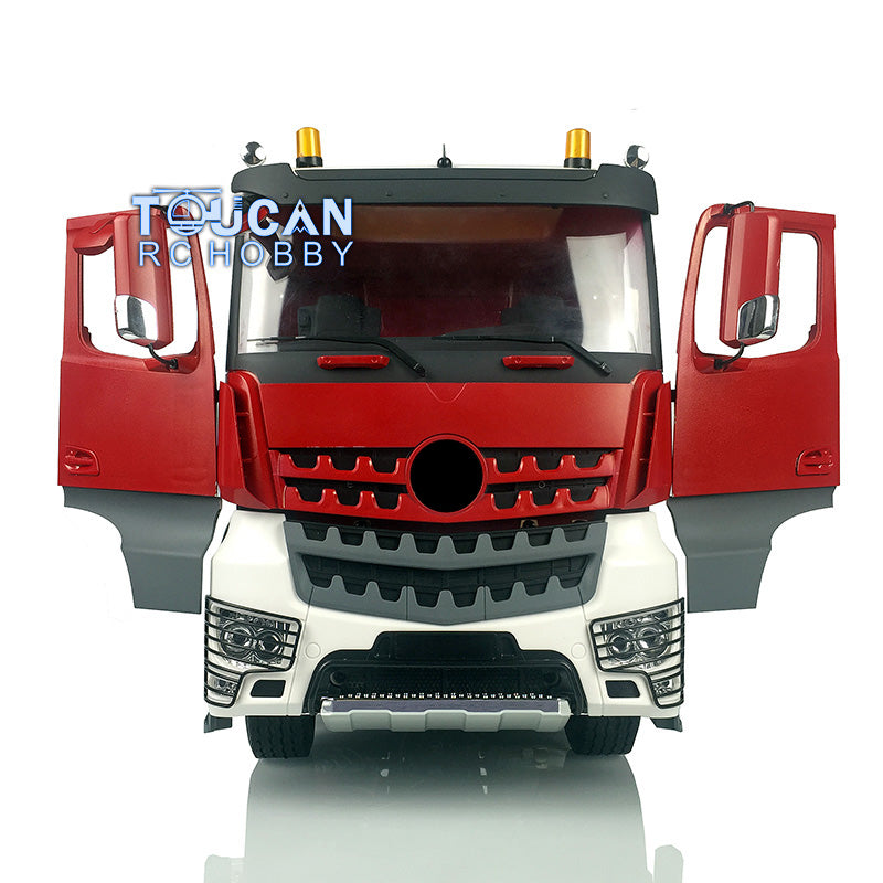 TOUCAN RC HOBBY HHRC 3-Axle 1/14 6*4 RC Tractor Truck Remote Control Trailer Constuction Vehicle Kits DIY Parts Motor