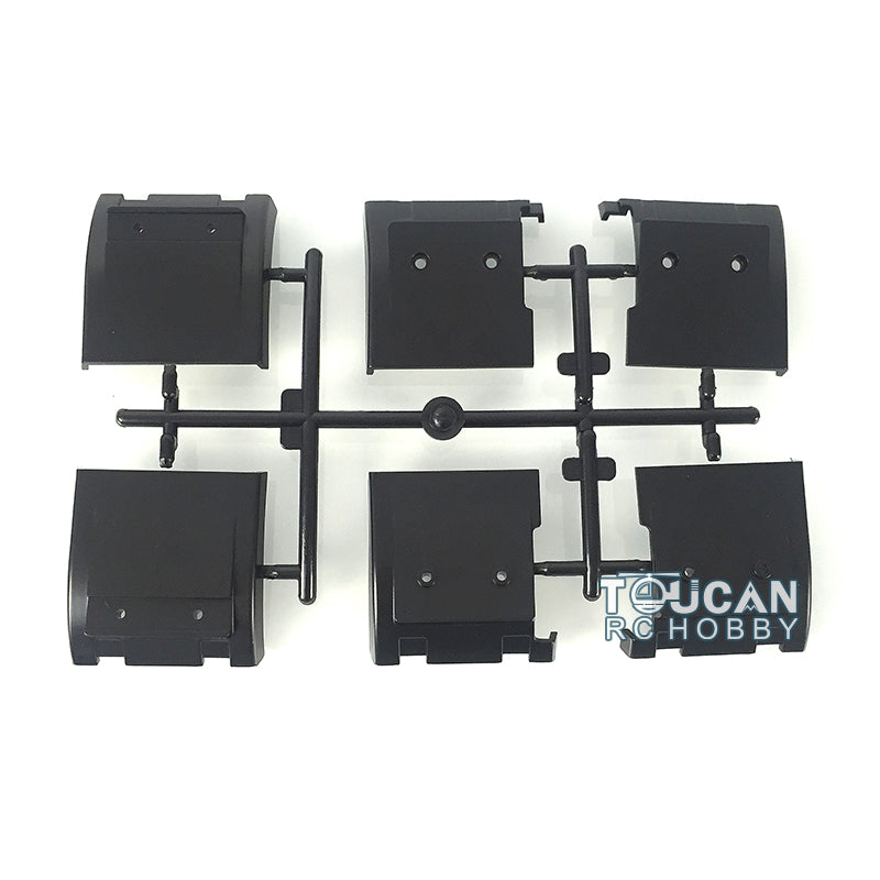 TOUCAN RC HOBBY HHRC Rear Mudguard Window Windshield Skirt Bumper Red Rear Lamp Frame Highline Cabin Wheel Brow Beam Servo Mount Set Urea Tank for 1/14 RC 1851 Tractor Truck Radio Controlled Lorry