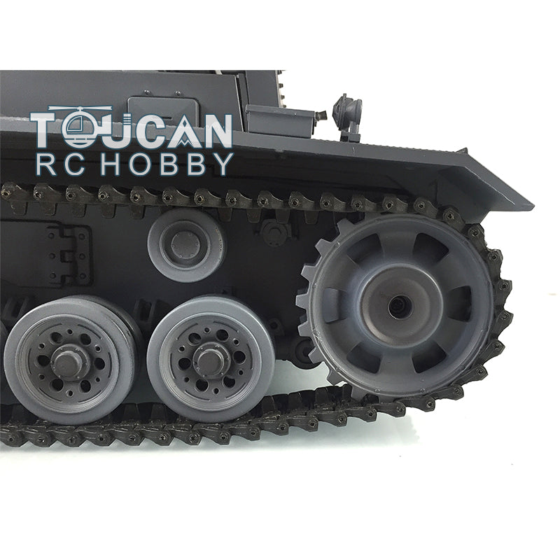 TOUCAN RC HOBBY Heng Long 1/16 TK7.0 Promotion Panzer III L RTR RC Tank 3848 Infrared Combat BB 360 Degrees Turret Smoke Metal Tracks Sprockets Idlers Barrel