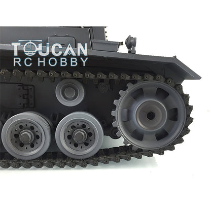 TOUCAN RC HOBBY Heng Long 1/16 TK7.0 Promotion Panzer III L RTR RC Tank 3848 Infrared Combat BB 360 Degrees Turret Smoke Metal Tracks Sprockets Idlers Barrel