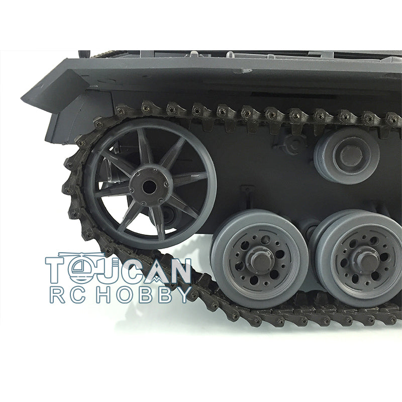 TOUCAN RC HOBBY Heng Long 1/16 TK7.0 Promotion Panzer III L RTR RC Tank 3848 Infrared Combat BB 360 Degrees Turret Smoke Metal Tracks Sprockets Idlers Barrel