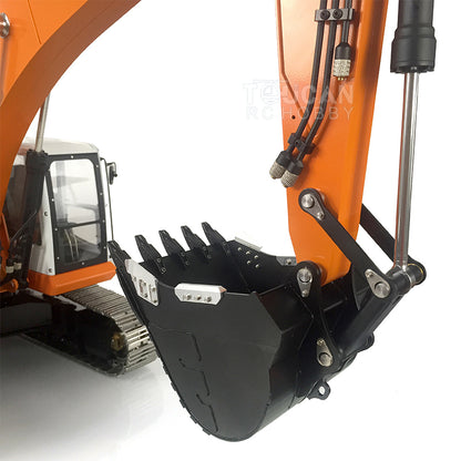 TOUCAN RC HOBBY LESU PC360 1/14 Metal RC Excavator B0002 RTR Steel Alloy Hydraulic Digger Model 8MPa Oil Pump System Lighting FlySky PL18EV Lite Controller for Hobby Collectors