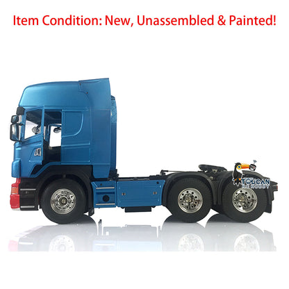 TOUCAN RC HOBBY HHRC 1/14 Painted 3-Axle RC Tractor Remote Controlled Truck Highline DIY Car Model KIT Englishual book
