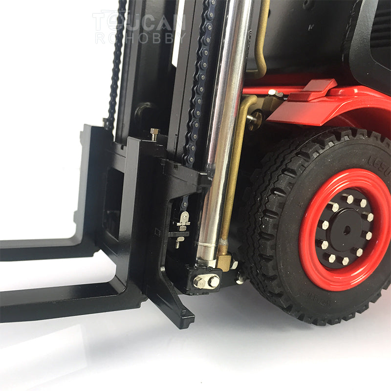 TOUCAN RC HOBBY LESU 1/14 RC Hydraulic Forklift Transfer Car Painted RTR Truck Motor Light Battery Radio System Remote Control Vehicles
