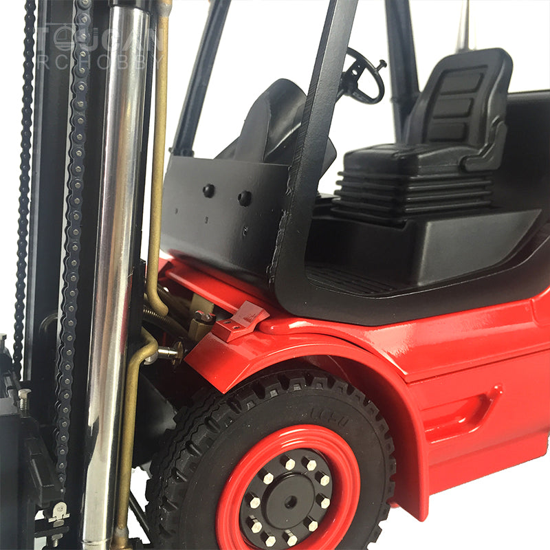 TOUCAN RC HOBBY LESU 1/14 RC Hydraulic Forklift Transfer Car Painted RTR Truck Motor Light Battery Radio System Remote Control Vehicles