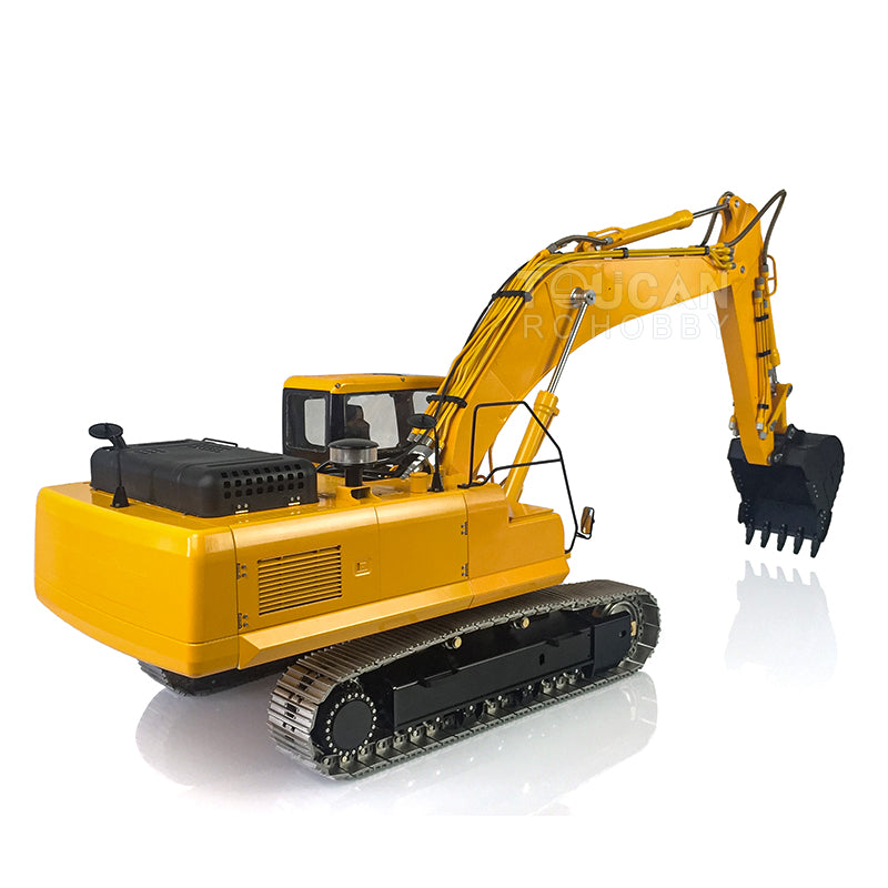 TOUCAN RC HOBBY LESU PC360 1/14 Metal RC Excavator B0002 RTR Steel Alloy Hydraulic Digger Model 8MPa Oil Pump System Lighting FlySky PL18EV Lite Controller for Hobby Collectors