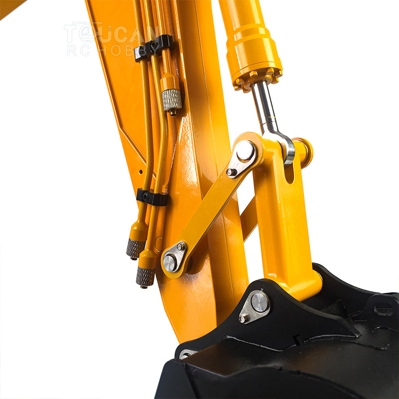 TOUCAN RC HOBBY LESU PC360 1/14 Metal RC Excavator B0002 RTR Steel Alloy Hydraulic Digger Model 8MPa Oil Pump System Lighting FlySky PL18EV Lite Controller for Hobby Collectors