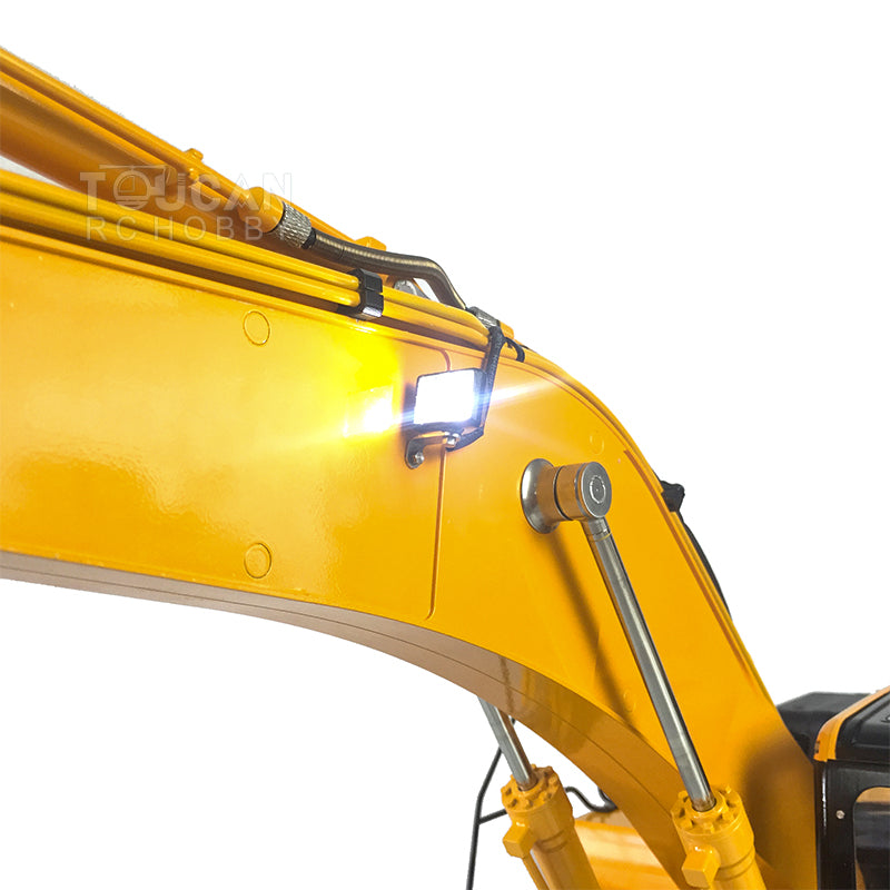 TOUCAN RC HOBBY LESU PC360 1/14 Metal RC Excavator B0002 RTR Steel Alloy Hydraulic Digger Model 8MPa Oil Pump System Lighting FlySky PL18EV Lite Controller for Hobby Collectors