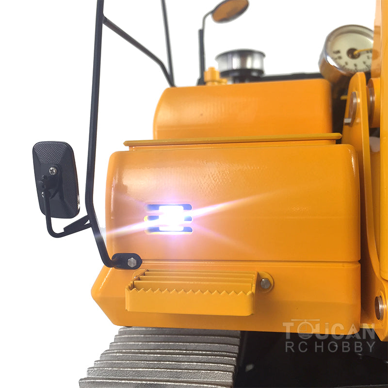 TOUCAN RC HOBBY LESU PC360 1/14 Metal RC Excavator B0002 RTR Steel Alloy Hydraulic Digger Model 8MPa Oil Pump System Lighting FlySky PL18EV Lite Controller for Hobby Collectors