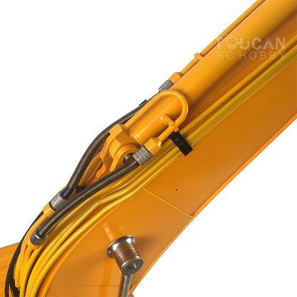 TOUCAN RC HOBBY LESU PC360 1/14 Metal RC Excavator B0002 RTR Steel Alloy Hydraulic Digger Model 8MPa Oil Pump System Lighting FlySky PL18EV Lite Controller for Hobby Collectors