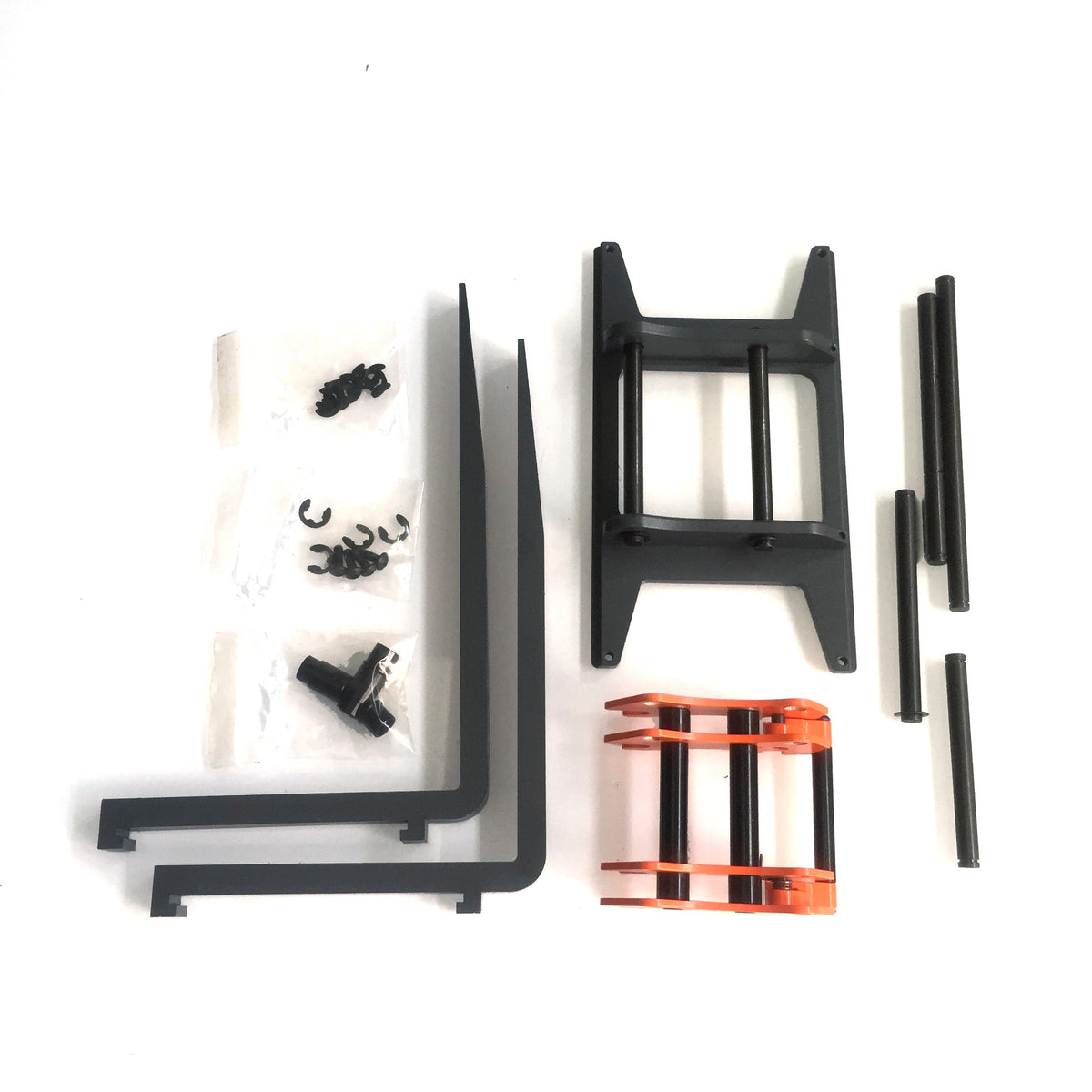 TOUCAN RC HOBBY JDModel Rubber Tyre/Metal Forklift/Manual Quick Release/Bucket/Cylinder/Relief Valve for 1/14 RC Loader Dump Truck Indoor Play