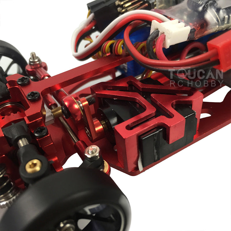 TOUCAN RC HOBBY HGModel 1/28 2.4G MINI Q9 RTR Metal RC 4WD Drift Car DIY Model Controlled Vehicles Battery ESC Servo Motor Controller For Adults