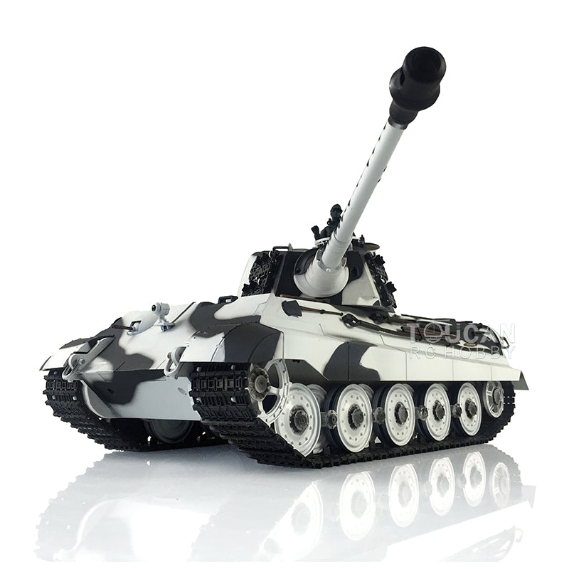 TOUCAN RC HOBBY Heng Long 1/16 TK7.0 Plastic German King Tiger RTR RC Tank Model 3888A Sound Light Smoke BB Infrared Combat Metal Barrel
