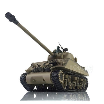 TOUCAN RC HOBBY Heng Long 1/16 TK7.0 Plastic 3898 USA M4A3 Sherman RTR RC Tank Barrel Recoil Smoke 360 Degrees Turret Infrared Combat BB Unit Sound Light