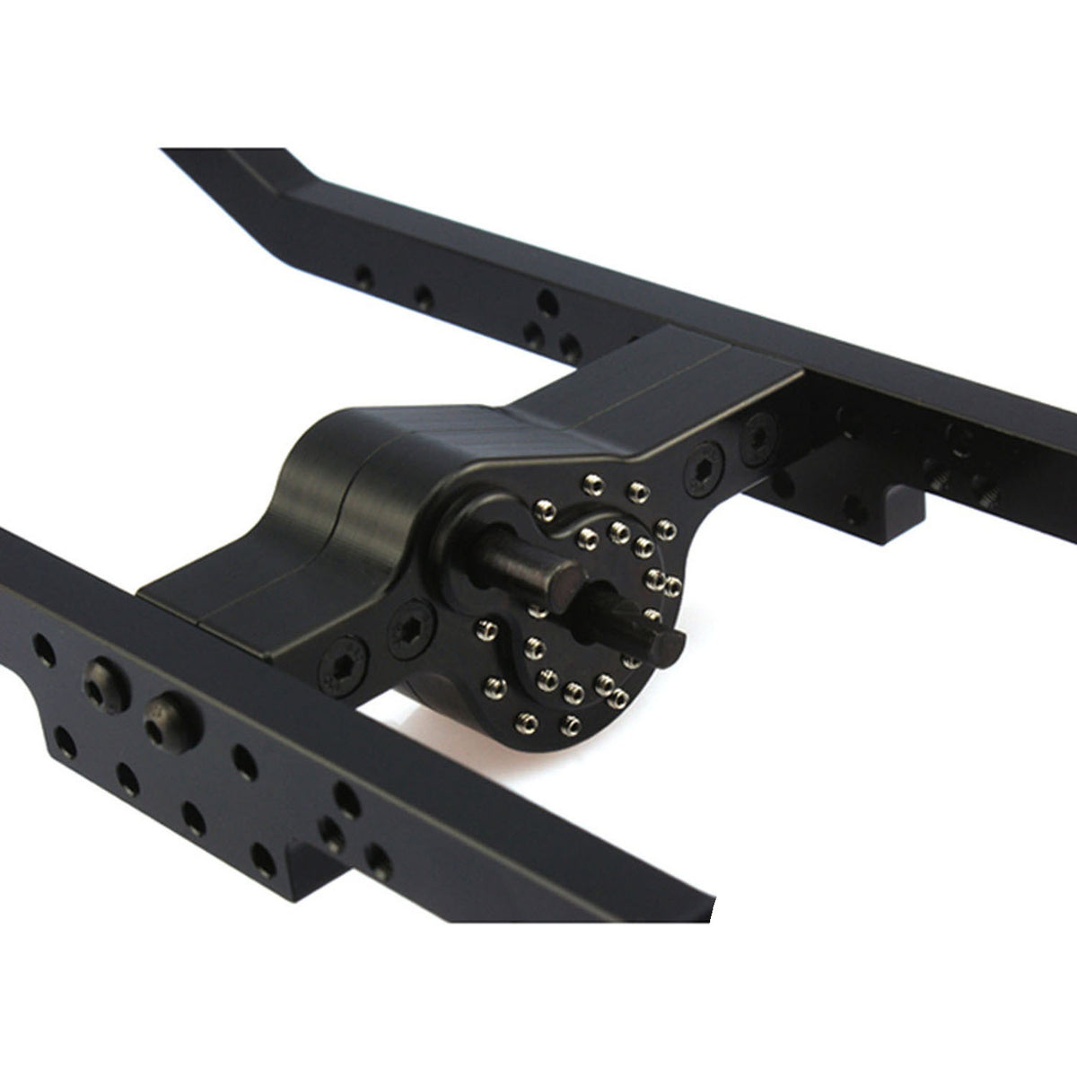 TOUCAN RC HOBBY LESU Metal 2/1 Transfer Case Chassis Rail Frame Luggage Carrier for 1/10 Remote Control Crawler Car DIY for Professional RC Modeler