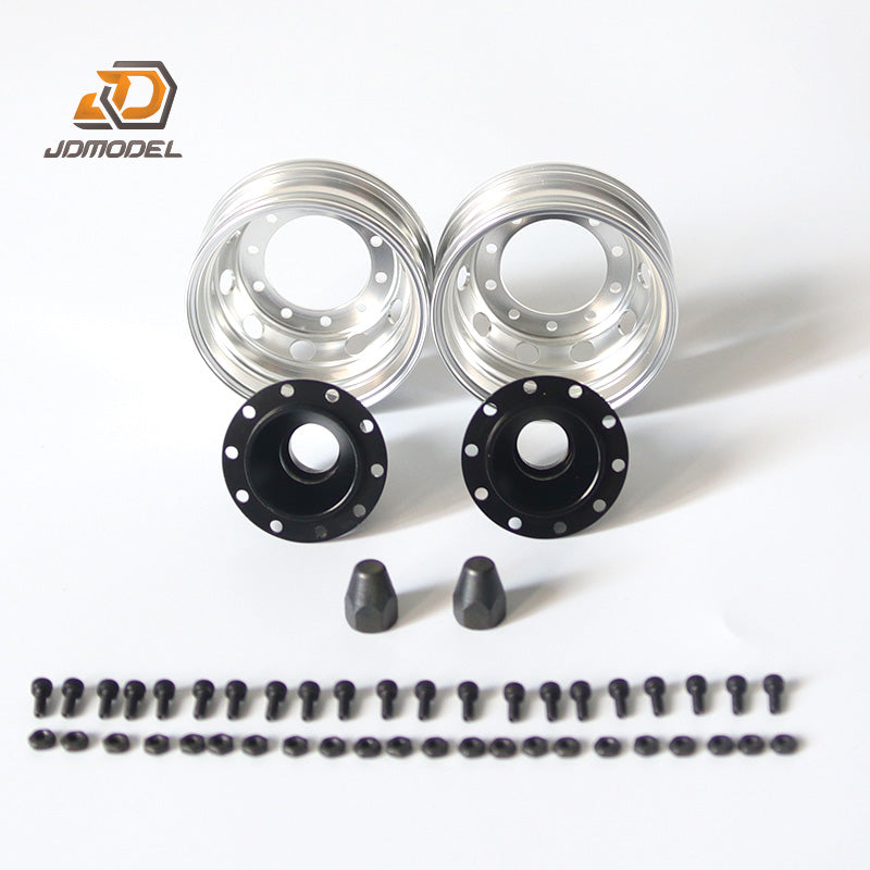 TOUCAN RC HOBBY JDModel Metal Wheel Hub Brake Drum for 1/14 JDM-81 Off-road Vehicle Tire TAMIYA RC Tractor Truck Power/Unpower Axles LESU Remote Controlled Dumper DIY Model