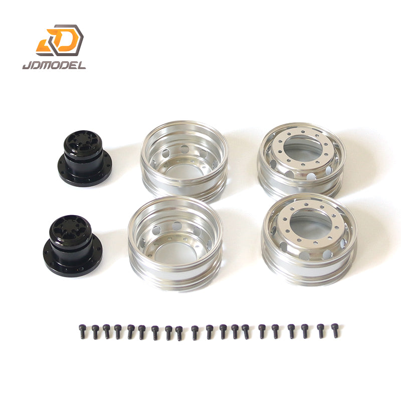 TOUCAN RC HOBBY JDModel Metal Wheel Hub Brake Drum for 1/14 JDM-81 Off-road Vehicle Tire TAMIYA RC Tractor Truck Power/Unpower Axles LESU Remote Controlled Dumper DIY Model
