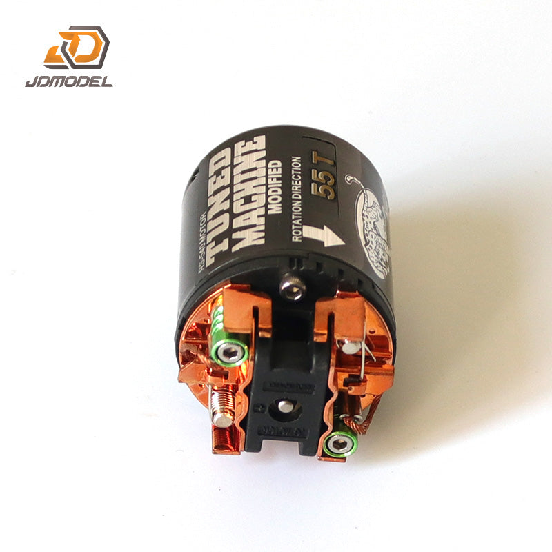 TOUCAN RC HOBBY JDModel 540 Brushed Motor/2-Speed Transmission for 1/14 RC Crawler Exploration Vehicle Scale Model Industrial Site