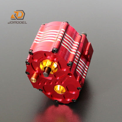 TOUCAN RC HOBBY JDModel 540 Brushed Motor/2-Speed Transmission for 1/14 RC Crawler Exploration Vehicle Scale Model Industrial Site